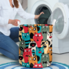 Crowd Cats Different Colors Laundry Basket