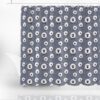 Bewildered Cute Black And White Sheep Shower Curtain