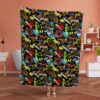 Abstract Urban Colorful Seamless Pattern Fleece Blanket