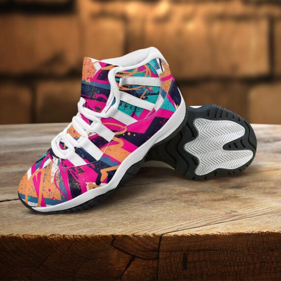 Repeated Backdrop sport Textile Basketball J11 Shoes