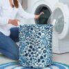 Animal Leopard Pattern Watercolour Painting Background Laundry Basket