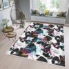 Geometric Pattern Background Vintage Style Area Rugs