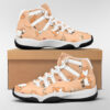 Orange Cartoon Fox Illustration Basketball J11 Shoes