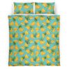 Super Cute Tropical Palm Leaf Banana Bedding Set