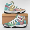 Pastel color Banana Leaves Basketball J11 Shoes