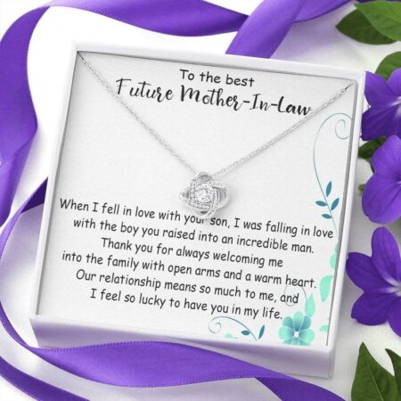 Future Mother in Law, Mother in Law Gift, Mother of the Groom Necklace from Bride, Mother of the Bride Necklace Wedding Keepsake Gift