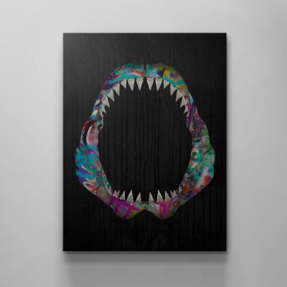 Great White Vandal Canvas Wall Art Decor