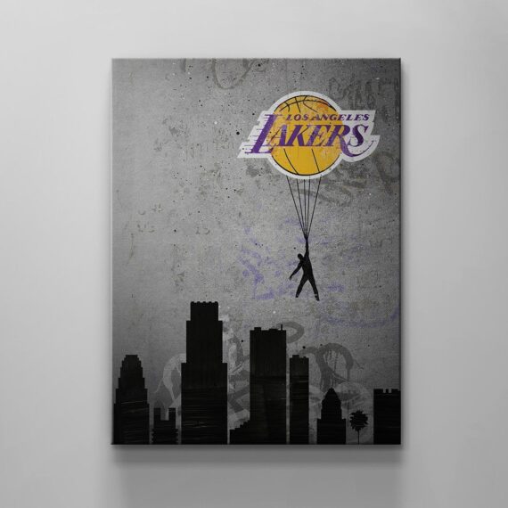 Los Angeles Lakers Balloon Canvas Wall Art Decor