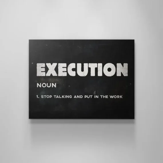 Execution Canvas Wall Art Decor