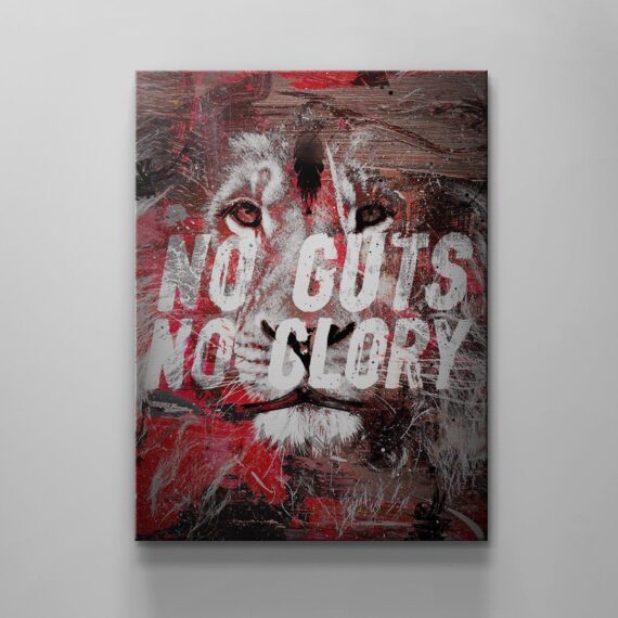 No Guts No Glory Canvas Wall Art Decor