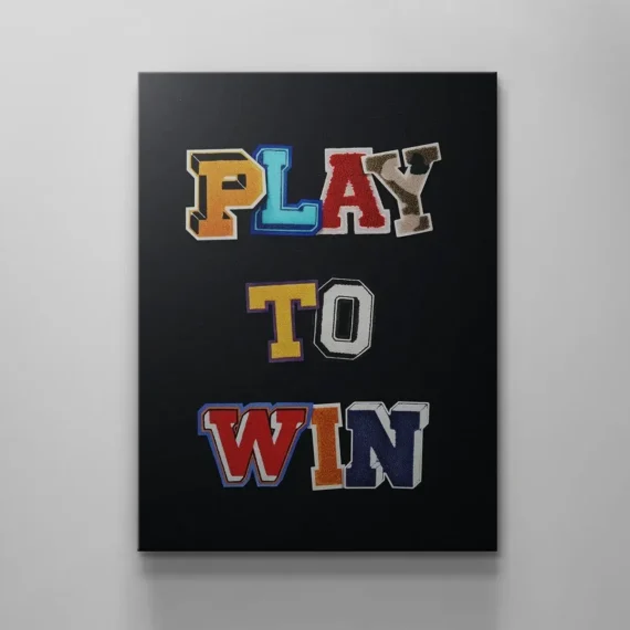 Play To Win Canvas Wall Art Decor