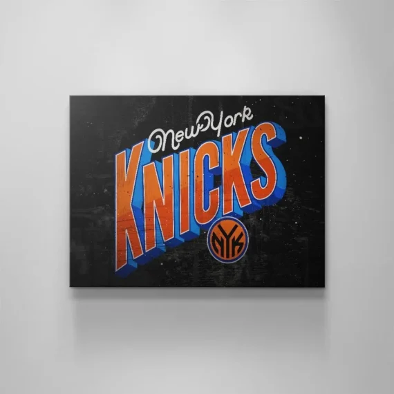 New York Knicks Greetings Canvas Wall Art Decor