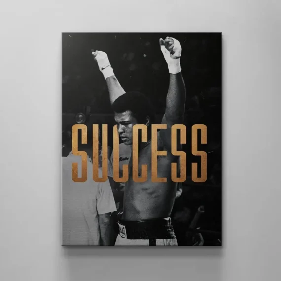 Muhammad Ali - Success Canvas Wall Art Decor