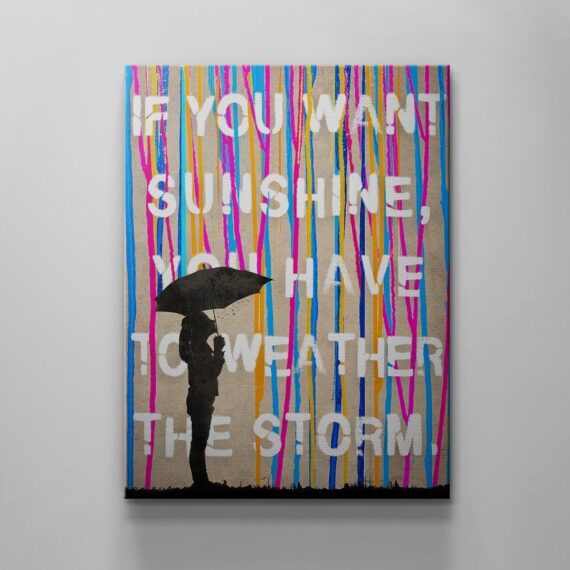 Weather The Storm Canvas Wall Art Decor