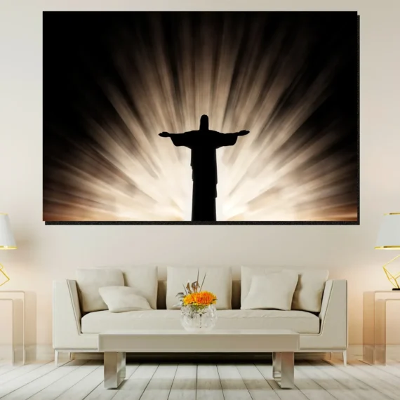 Jesus Christ in Radiance Wall Art Canvas - Daymira store