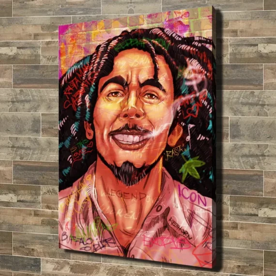 Bob Marley Canvas Wall Art Decor