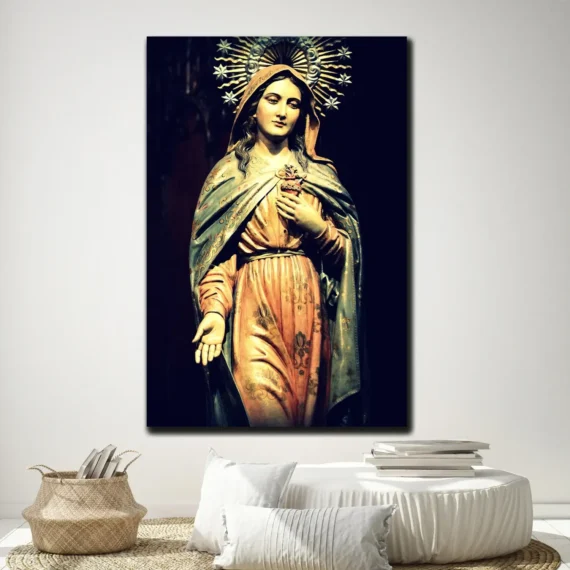 Mary Mother of Divine Grace Wall Art Canvas - Daymira store