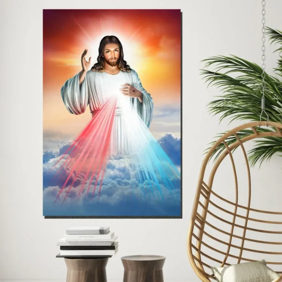 Divine Mercy of Jesus Wall Art Canvas - Daymira store