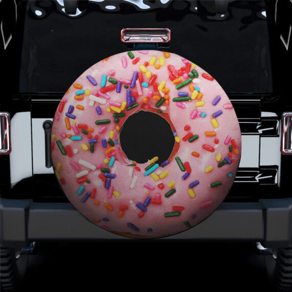 Donut Spare Tire Cover Gift For Campers - Jeep Tire Covers