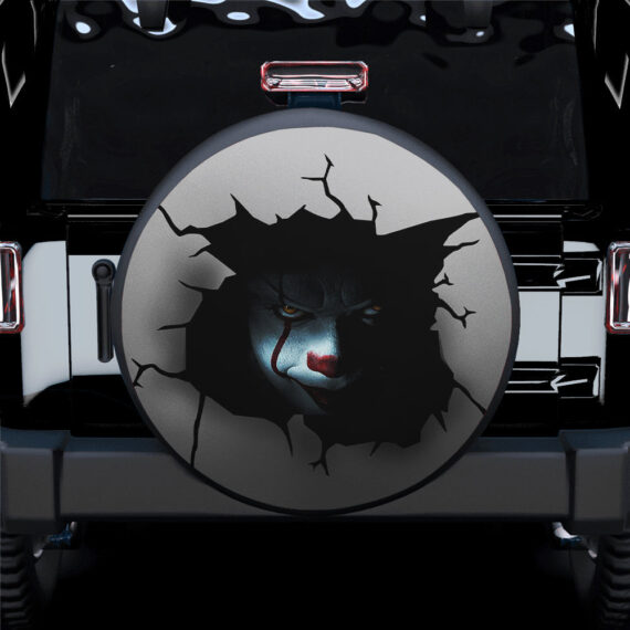 It Penny Wise Horror Movies Creepy Jeep Car Spare Tire Covers Gift For Campers - Jeep Tire Covers