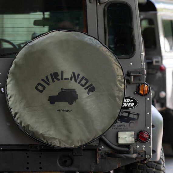 Black Overlander Camouflage Spare Tire Cover - Jeep Tire Covers