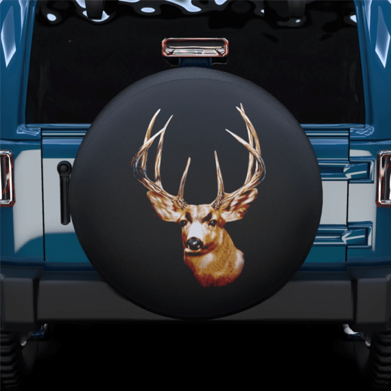 Wild Life Of Little Deer Spare Tire Cover - Jeep Tire Covers