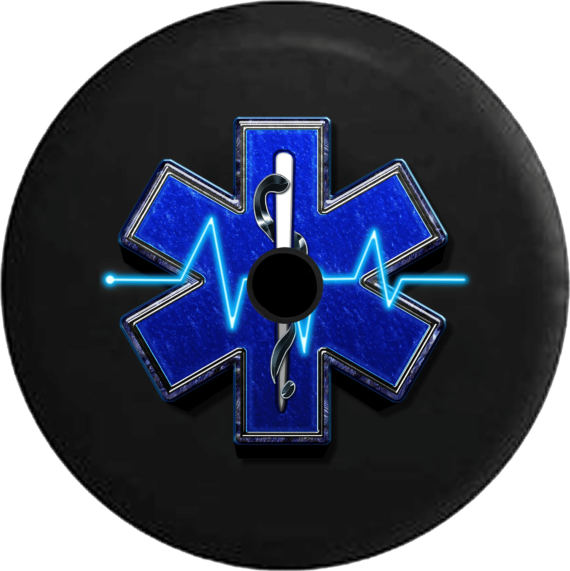 Spare Tire Cover Day Emergency Medical Snake Around Staff Heartrate - Jeep Tire Covers