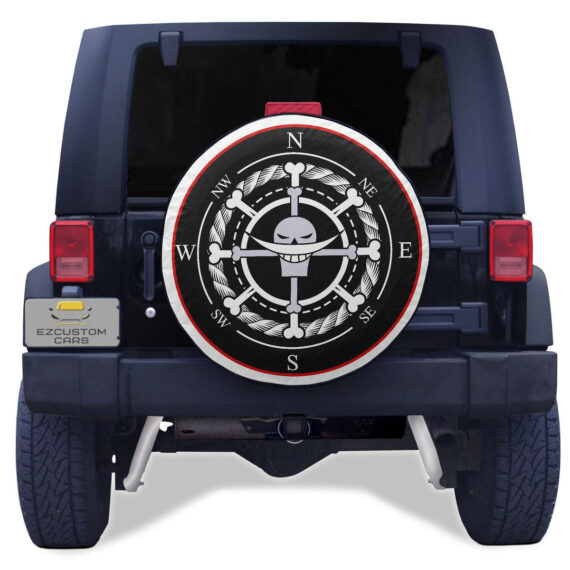 One Piece Anime Car Accessories Custom Edward Newgate Spare Tire Cover