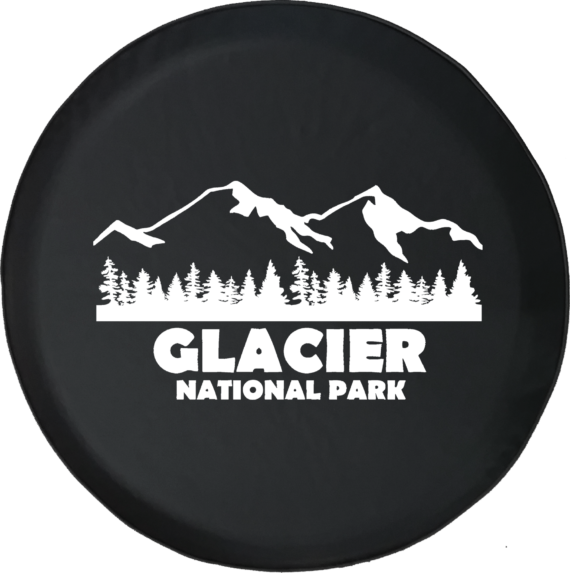 Jeep Liberty Tire Cover With Glacier National Park - Jeep Tire Covers