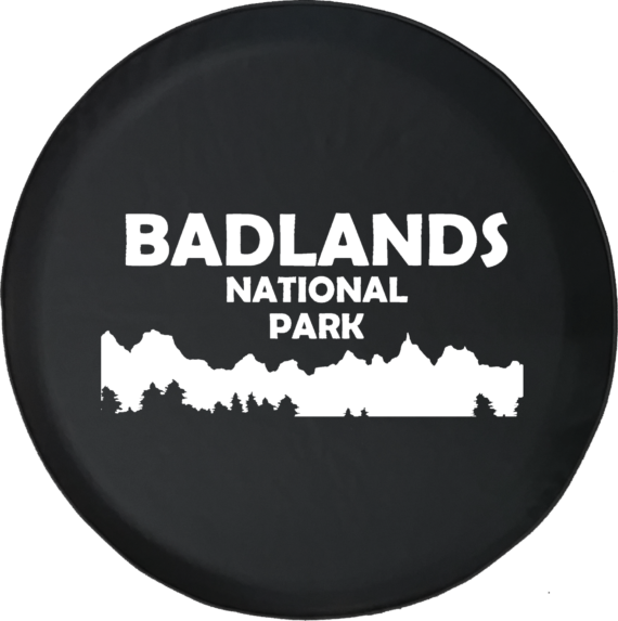 Jeep Liberty Tire Cover With Badlands National Park - Jeep Tire Covers