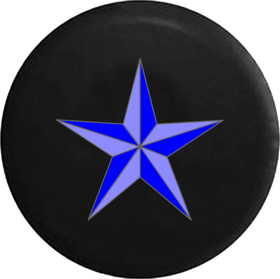 Nautical Star Blue RV Camper Spare Tire Cover -V461 - Jeep Tire Covers