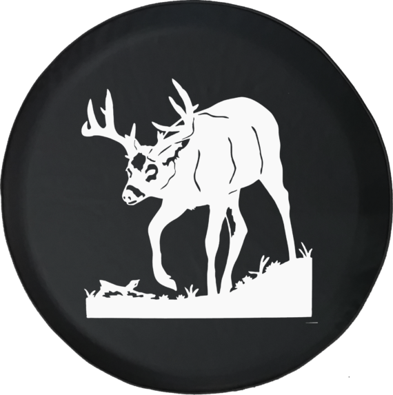 Big Buck Rack Field Woods Offroad Jeep RV Camper Spare Tire Cover LV137 - Jeep Tire Covers