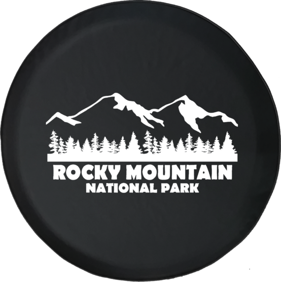 Jeep Liberty Tire Cover With Rocky Mountain National Park - Jeep Tire Covers