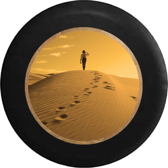 Desert Walk thru the Sahara to the Oasis Jeep Camper Spare Tire Cover 204 - Jeep Tire Covers