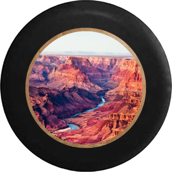 Grand Canyon River Valley RV Camper Spare Tire Cover - Jeep Tire Covers