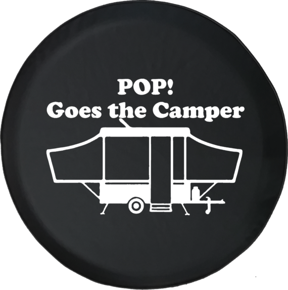 Pop! Goes The Camper Popup Camping Offroad Jeep Rv Camper Spare Tire 