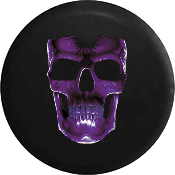 Cracked Purple Skull Jeep Wrangler Tire Cover – Jeep Tire Covers ...