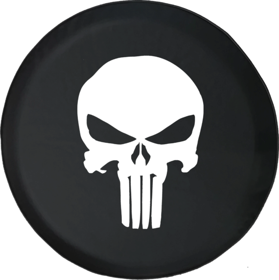 Patriot Skull Jeep RV Camper Spare Tire Cover A101 - Jeep Tire Covers