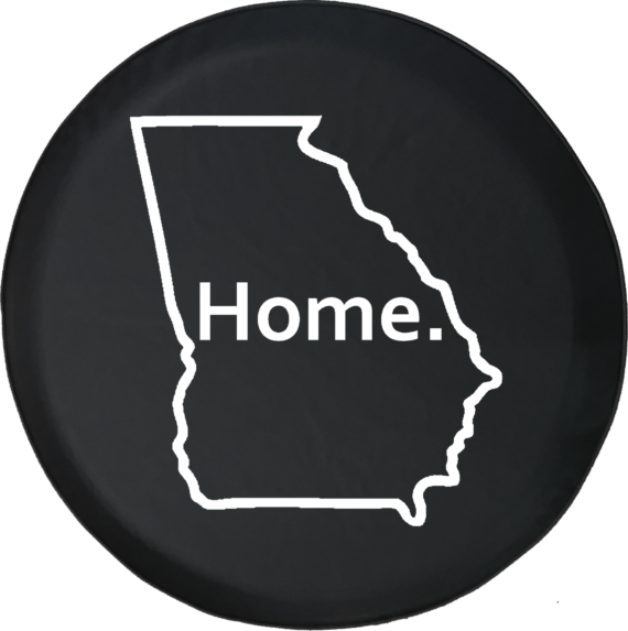 Georgia Peach Home Edition Offroad Jeep RV Camper Spare Tire Cover S222 - Jeep Tire Covers