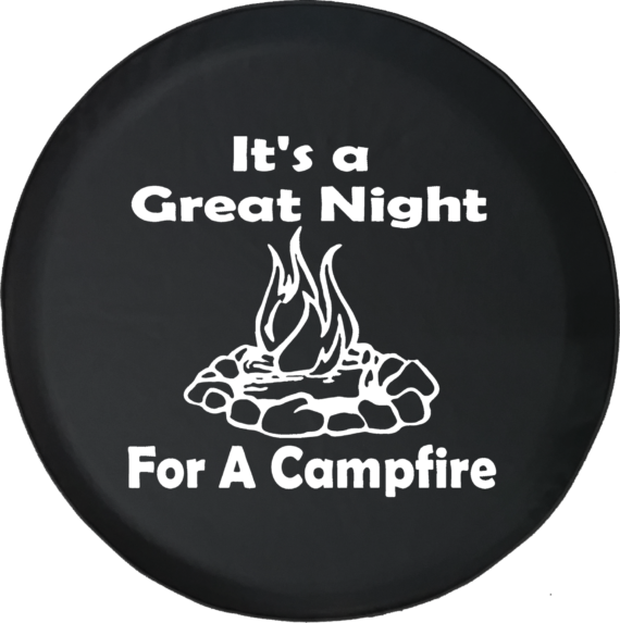 Jeep Liberty Spare Tire Cover With Campfire Print - Jeep Tire Covers