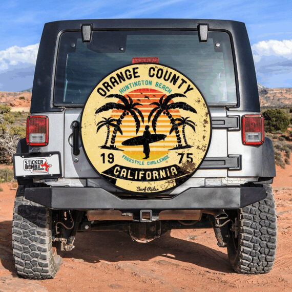 Spare Tire Cover California Surf Rider - Jeep Tire Covers