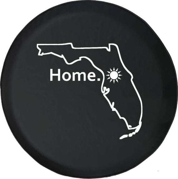 Spare Tire Cover Illustration Background With Florida Map – Jeep Tire ...