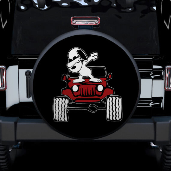 Snoopy Jeep Car Spare Tire Covers Gift For Campers - Jeep Tire Covers