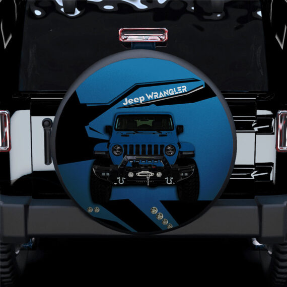 Blue Jeep Car Spare Tire Covers Gift For Campers - Jeep Tire Covers