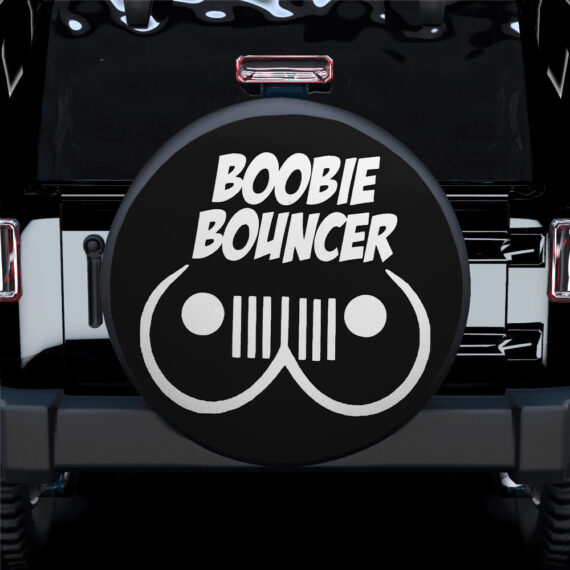 Boobie Bouncer Car Spare Tire Covers Gift For Campers - Jeep Tire Covers