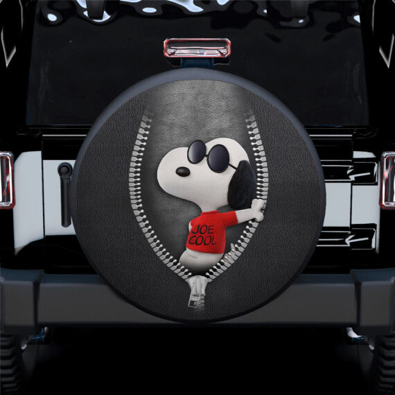 Snoopy Zipper Car Spare Tire Gift For Campers - Jeep Tire Covers