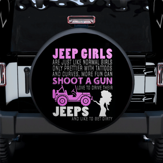 Jeep Girls Pink Car Spare Tire Covers Gift For Campers - Jeep Tire Covers