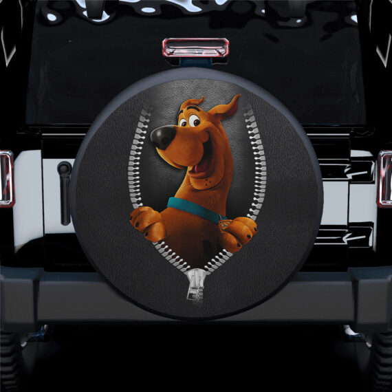 Scooby Doo Zipper Car Spare Tire Covers Gift For Campers - Jeep Tire Covers