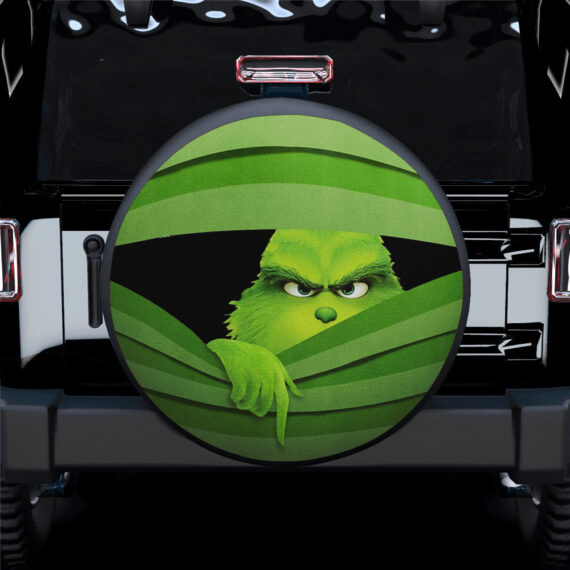 Grinch Hide Car Spare Tire Covers Gift For Campers - Jeep Tire Covers
