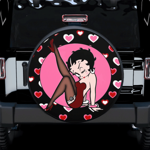 Betty Boop Burlesque Cartoon Betty Boop Car Spare Tire Gift For Campers - Jeep Tire Covers